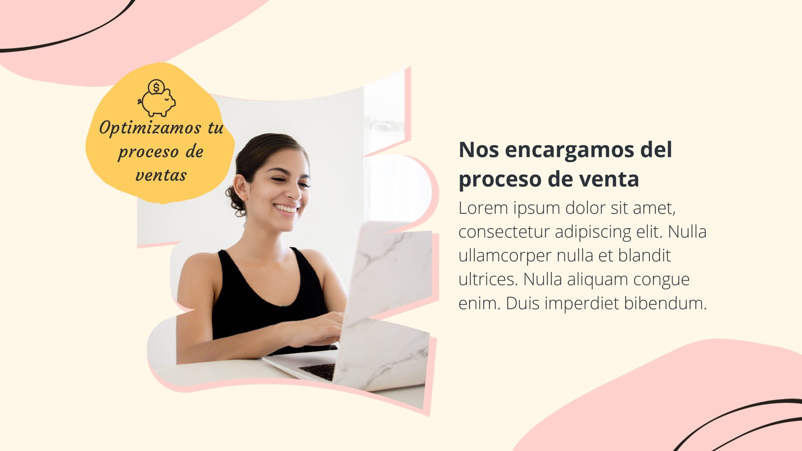 Marketing Formas Orgánicas Plantilla PowerPoint