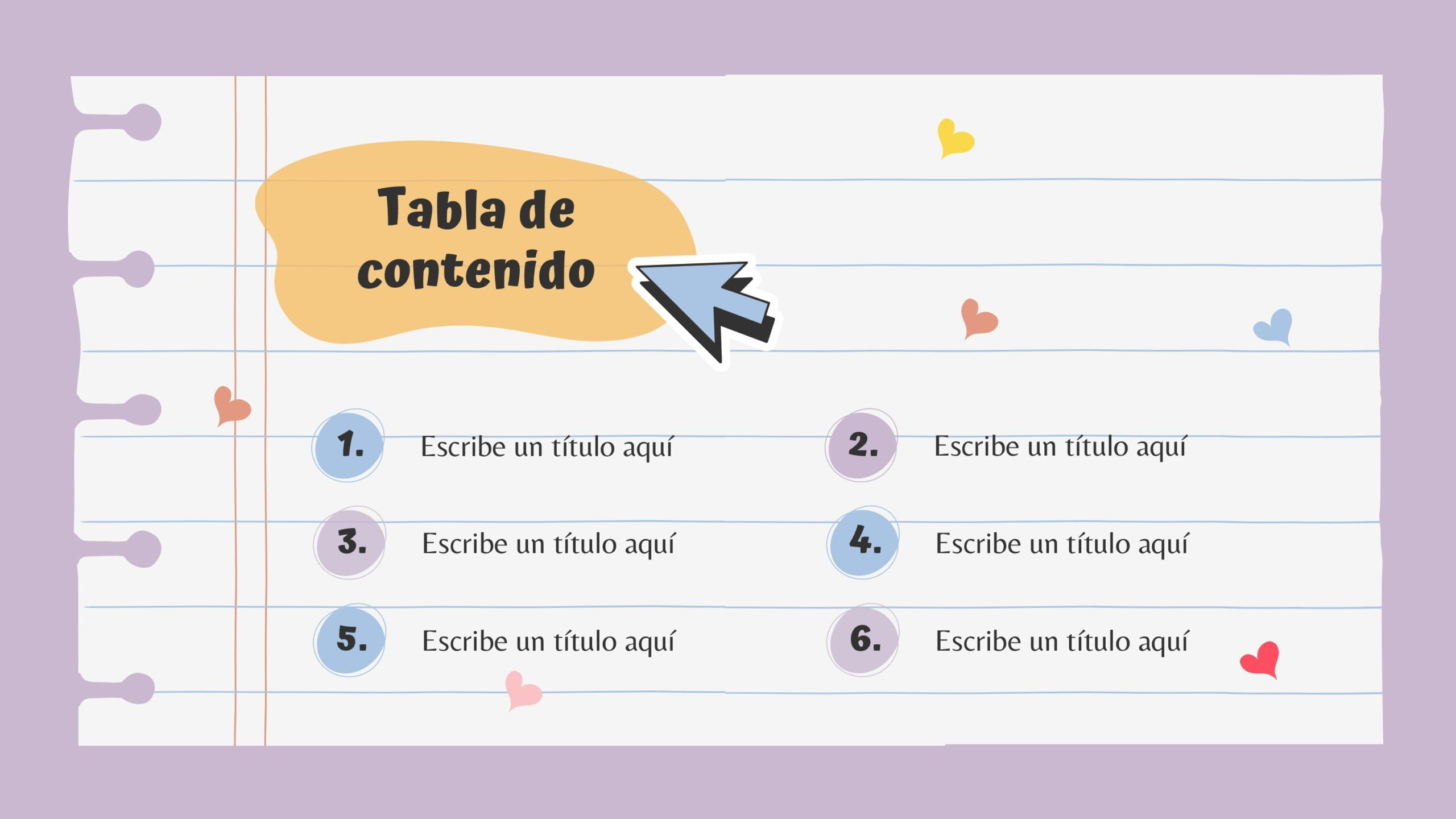 Hoja de Papel Plantilla PowerPoint