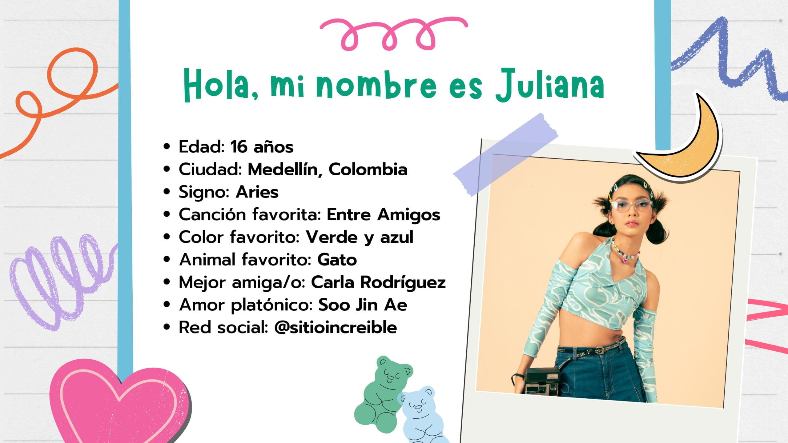 Libreta Juvenil Plantilla PowerPoint