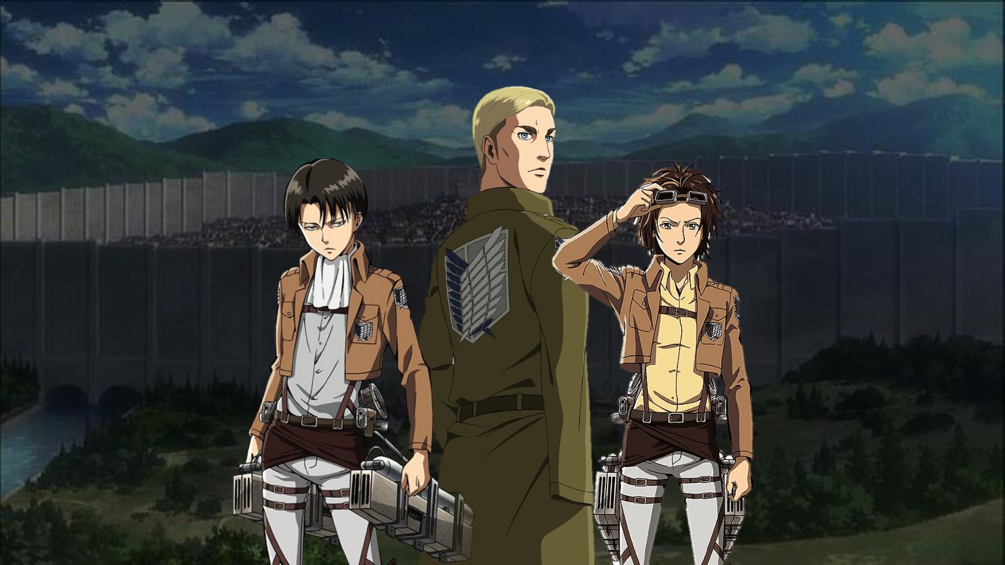 Shingeki no Kyojin Plantilla PowerPoint