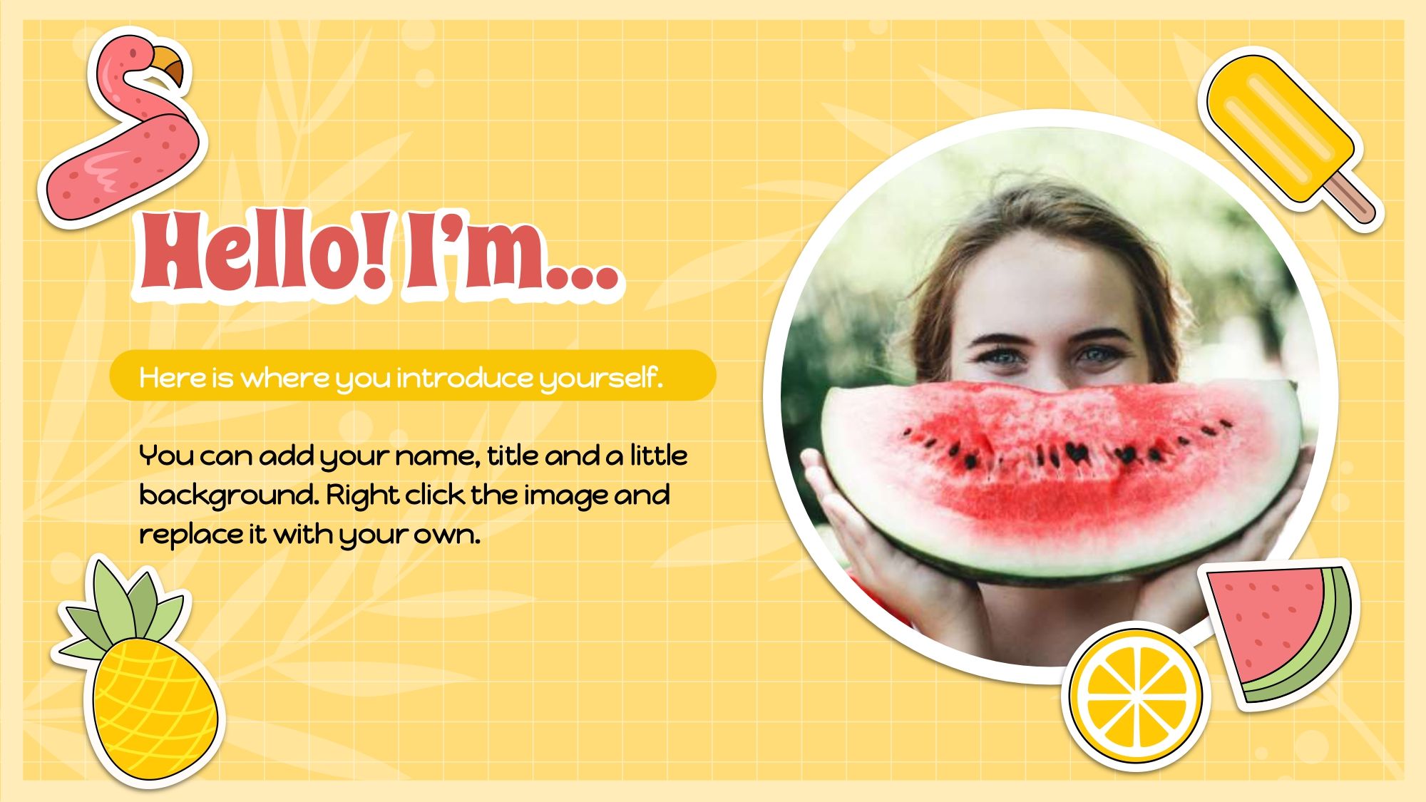 Plantilla PowerPoint de Vibras de Verano
