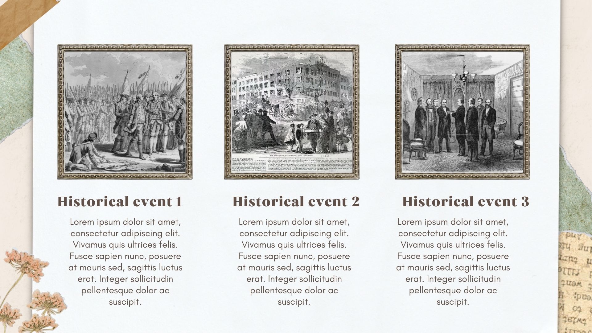 Plantilla PowerPoint de Arte y Historia