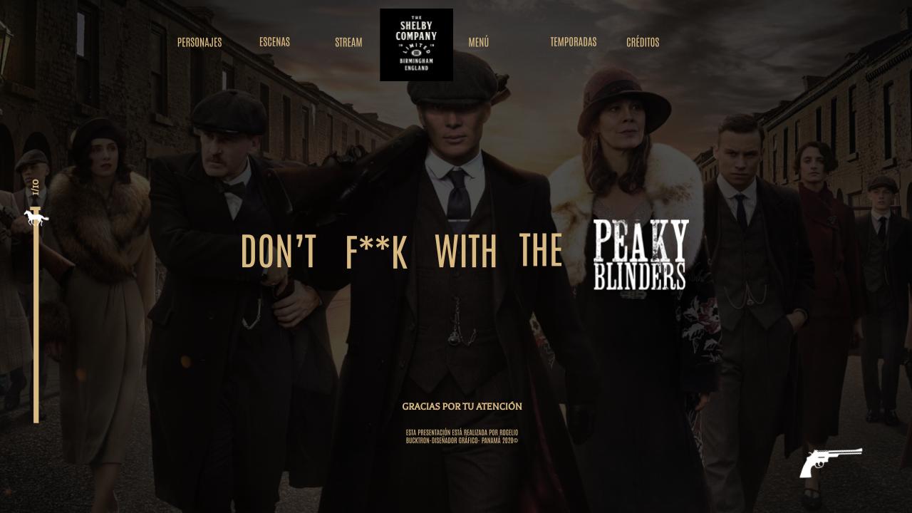 Peaky Blinders Plantilla Powerpoint