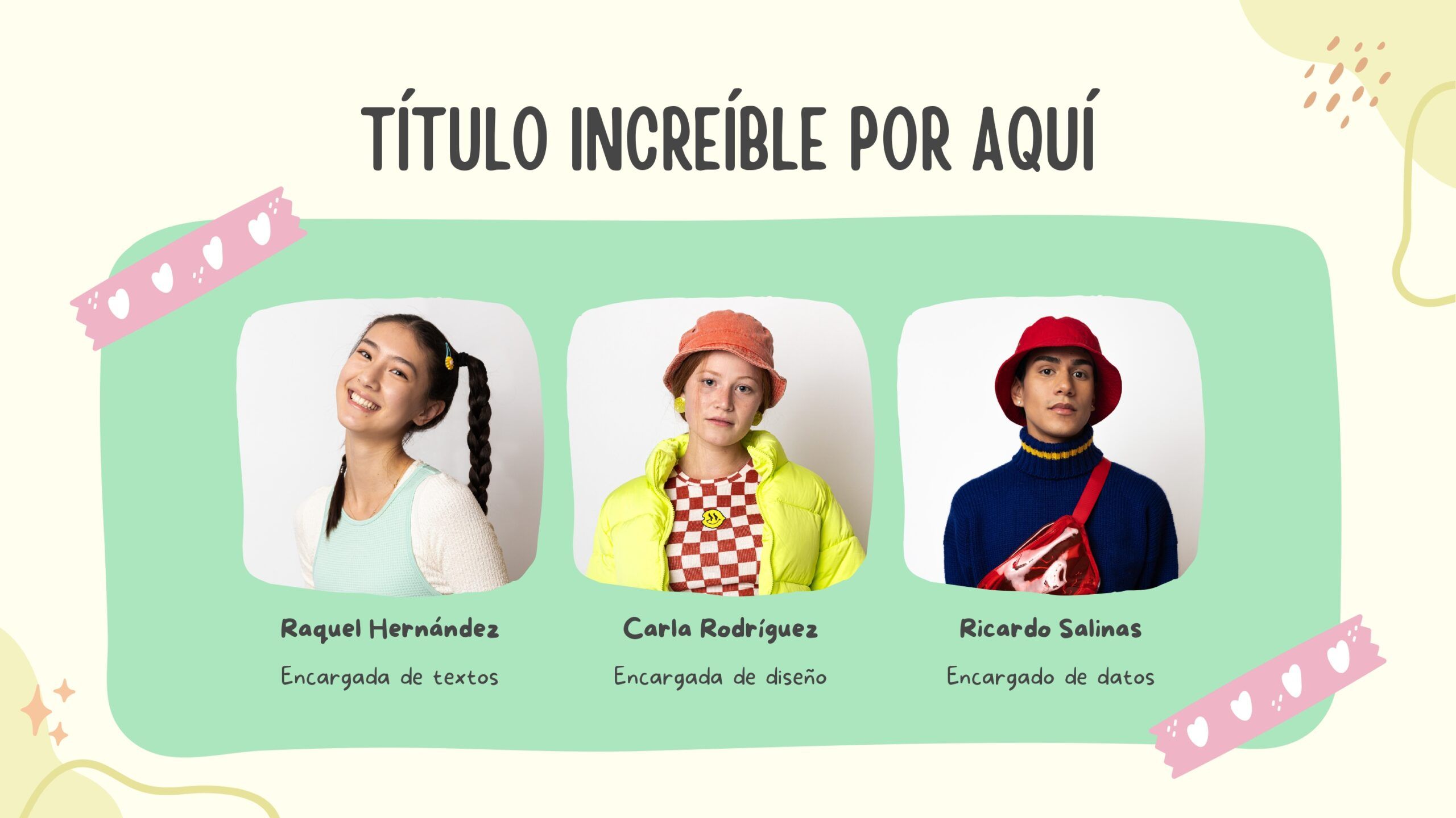 Plantilla PowerPoint de Proyecto Hecho a Mano