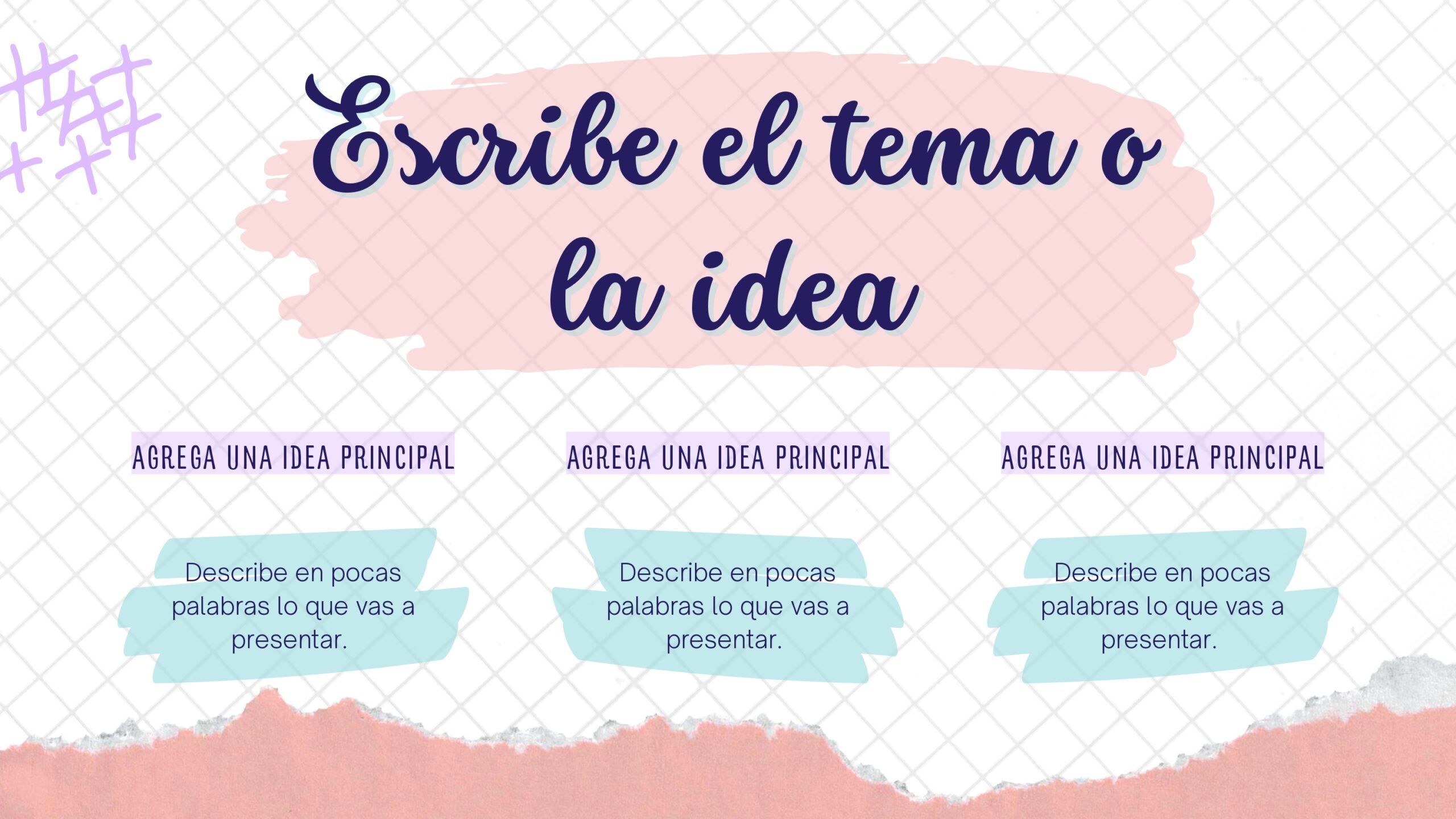 Plantilla PowerPoint de Libreta Aesthetic