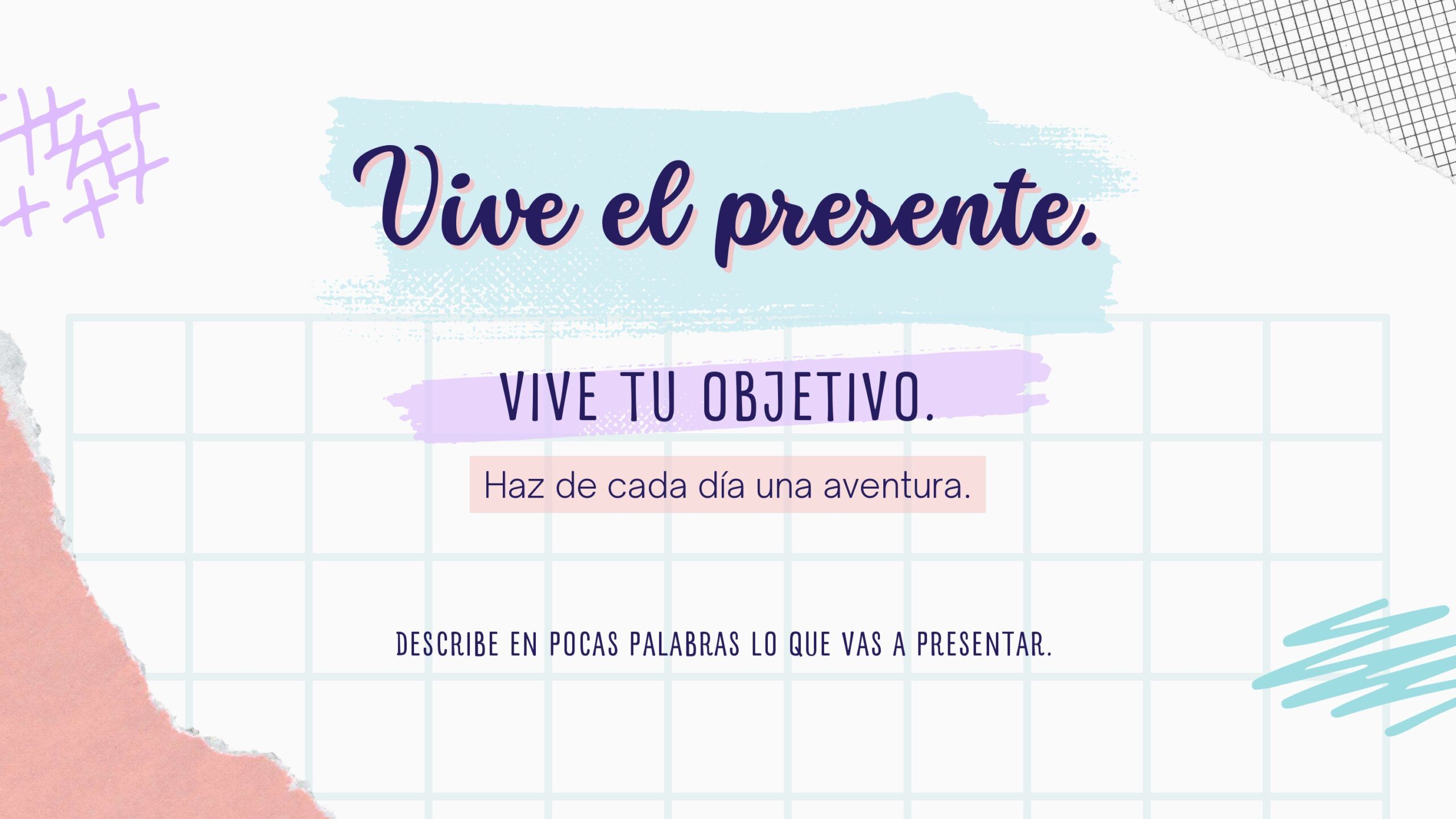 Plantilla PowerPoint de Libreta Aesthetic