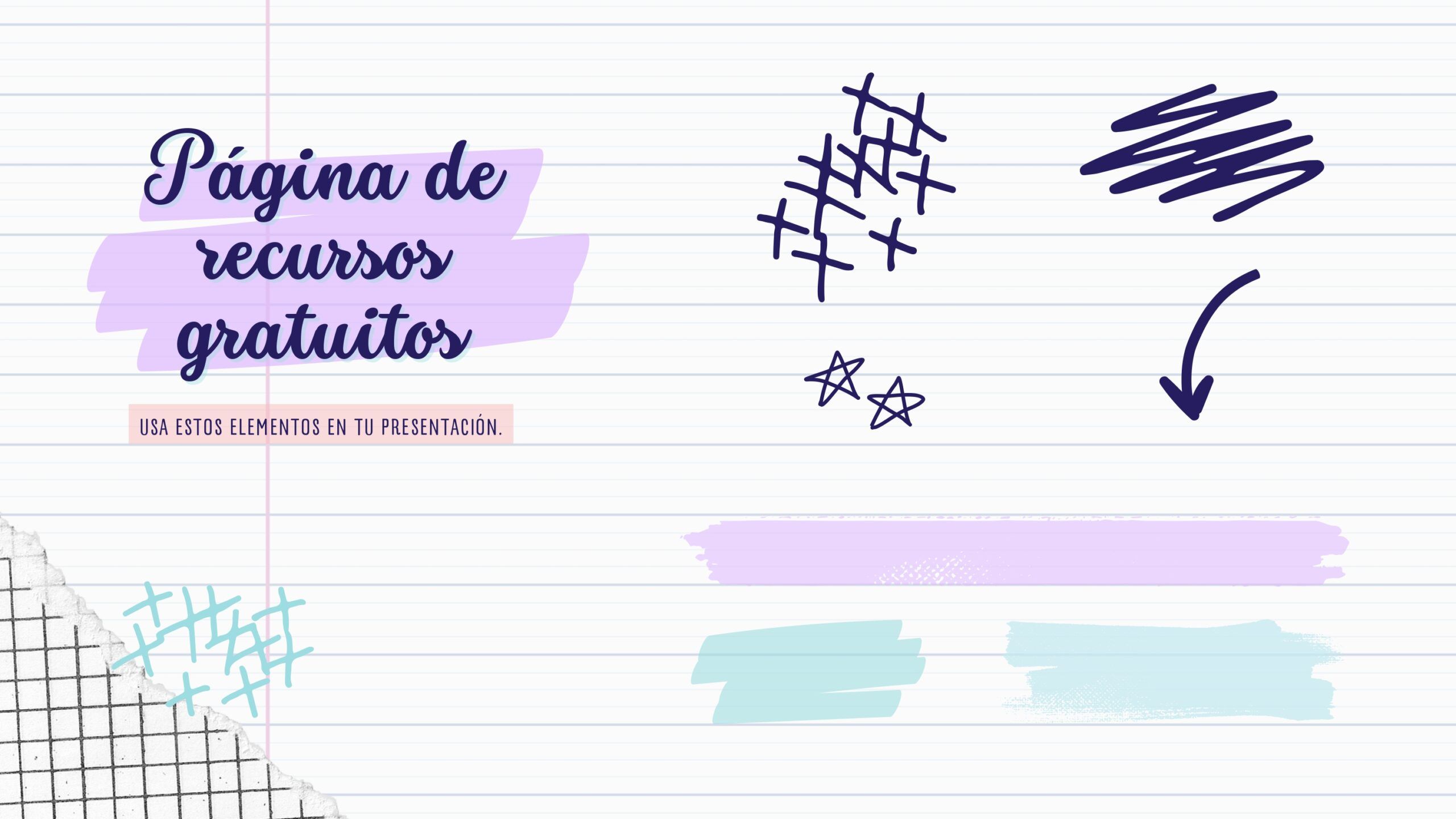 Plantilla PowerPoint de Libreta Aesthetic