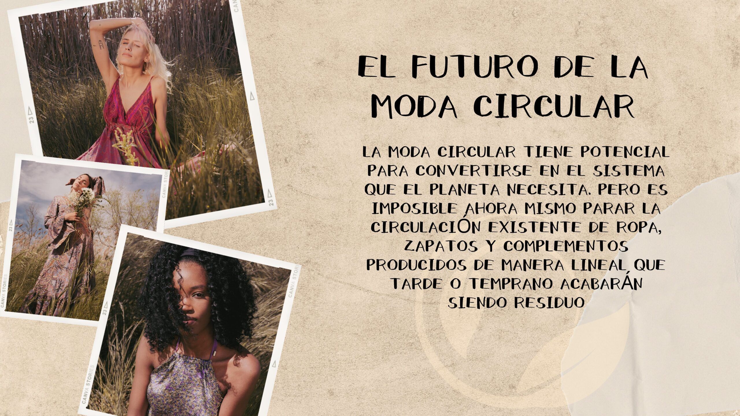 Moda Circular Plantilla PowerPoint