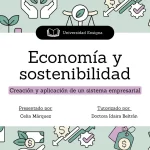 Plantilla PowerPoint de Economía y Sostenibilidad
