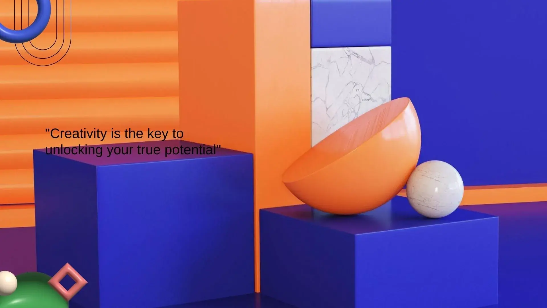 Plantilla PowerPoint de Portafolio con Efectos 3D