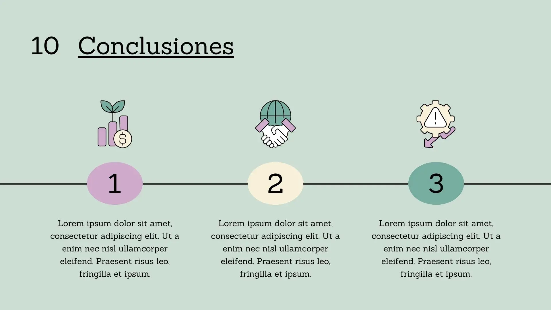 Plantilla PowerPoint de Economía y Sostenibilidad
