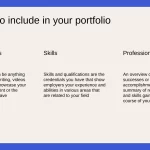 Plantilla PowerPoint de Portafolio con Efectos 3D