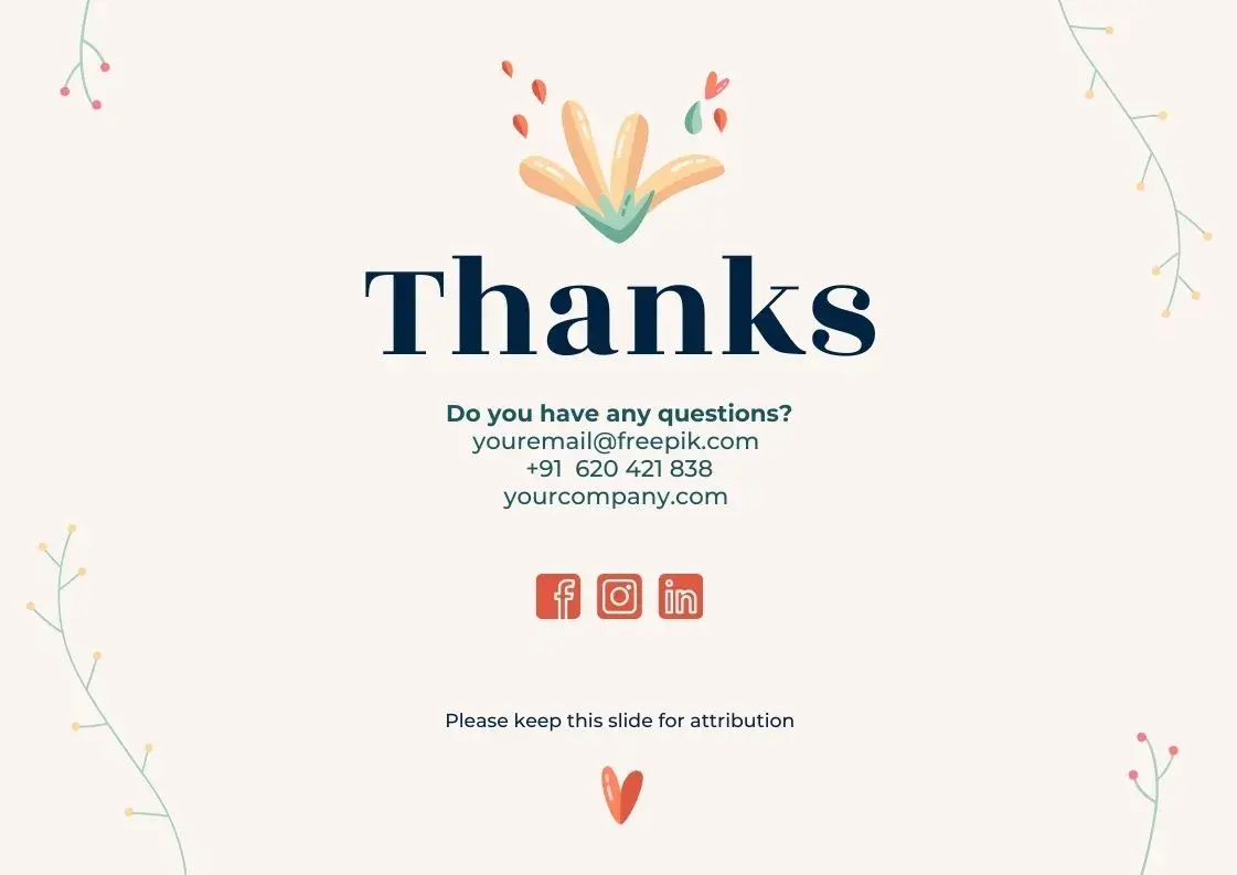 Folleto de Producto con Diseño Floral