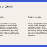 Plantilla PowerPoint de Portafolio con Efectos 3D
