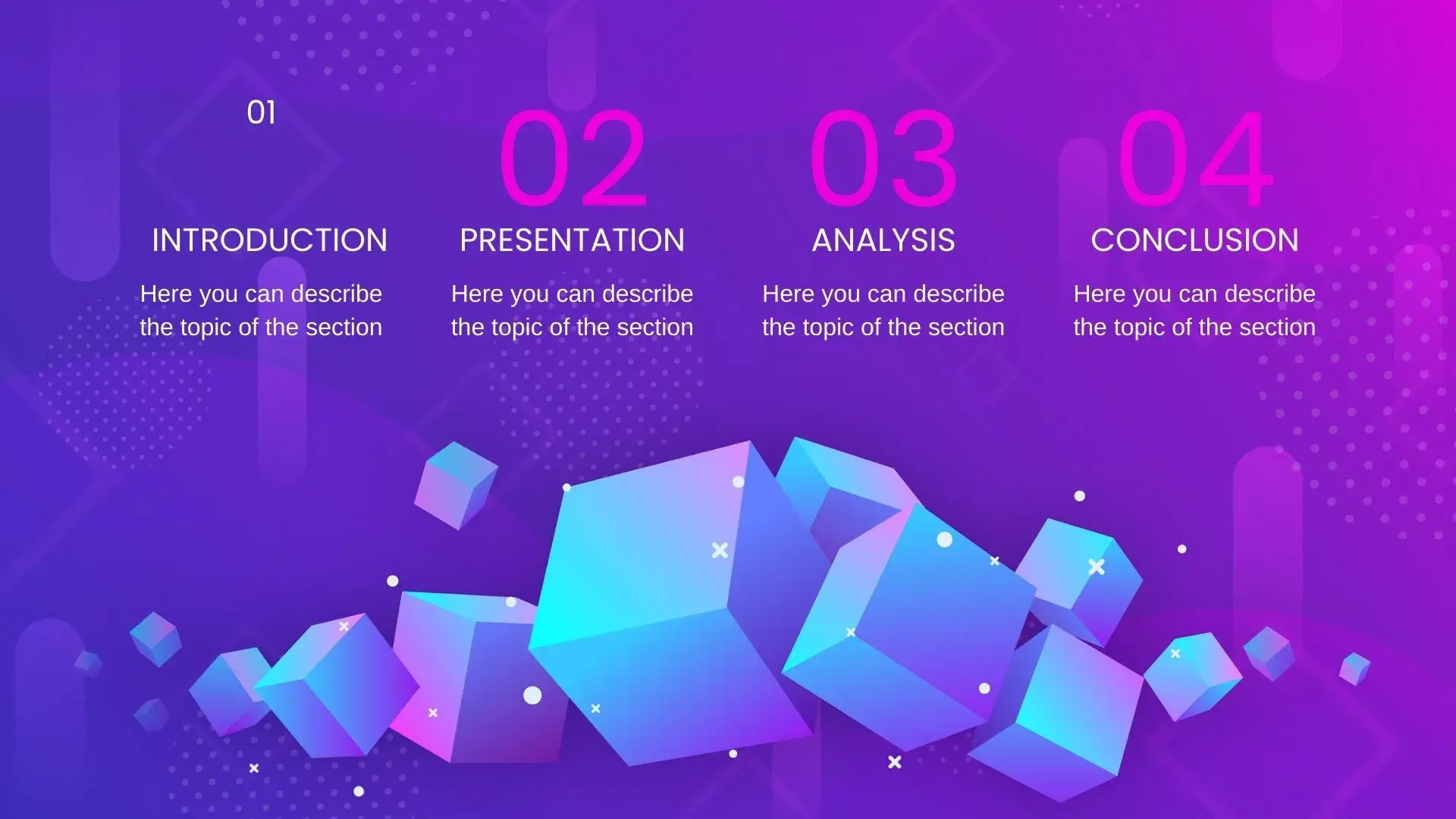 Plantilla PowerPoint de Fondos 3D: Profundiza en la Dimensión Visual de tus Presentaciones