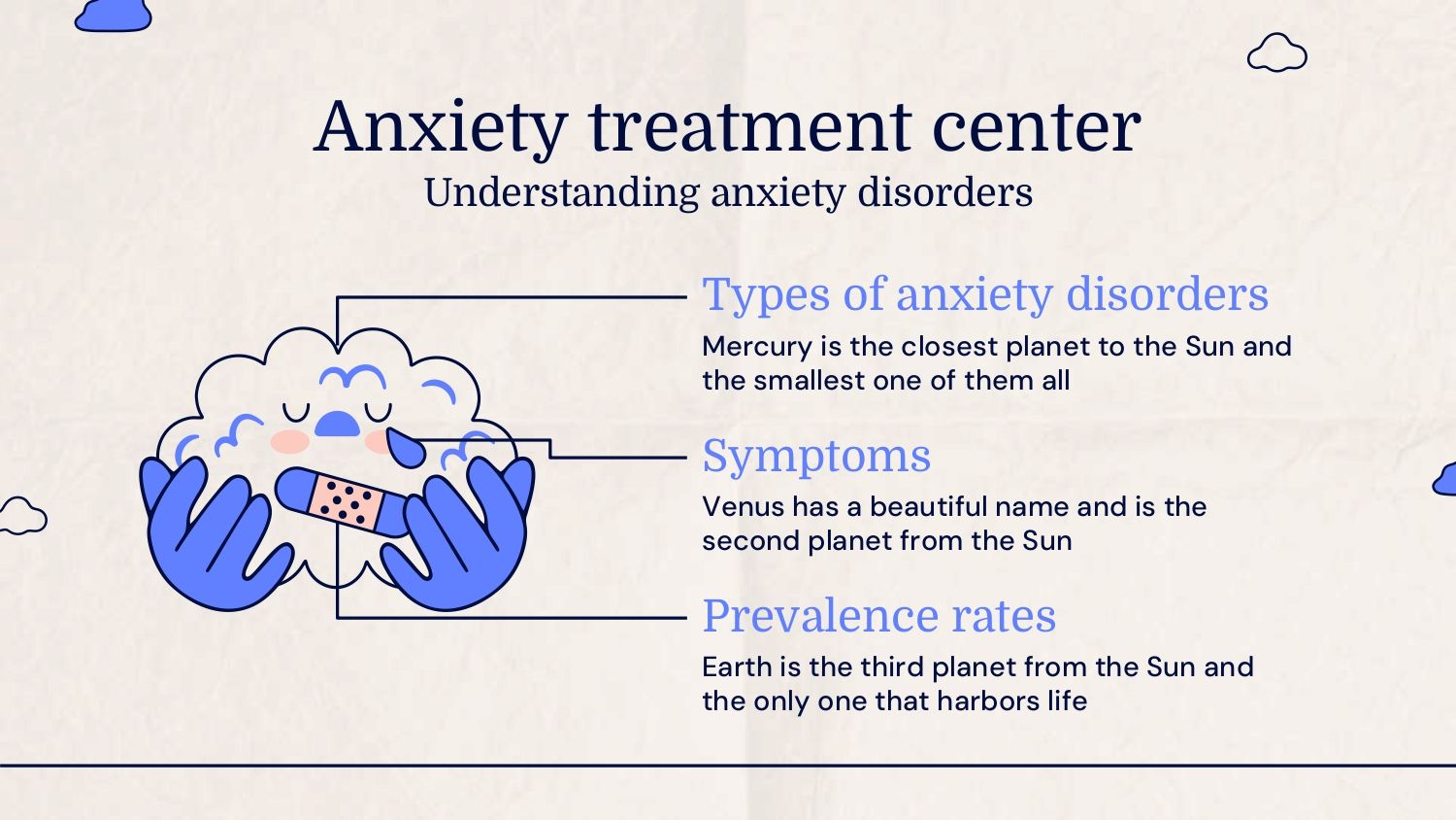 Centro de tratamiento de la ansiedad - Infografías