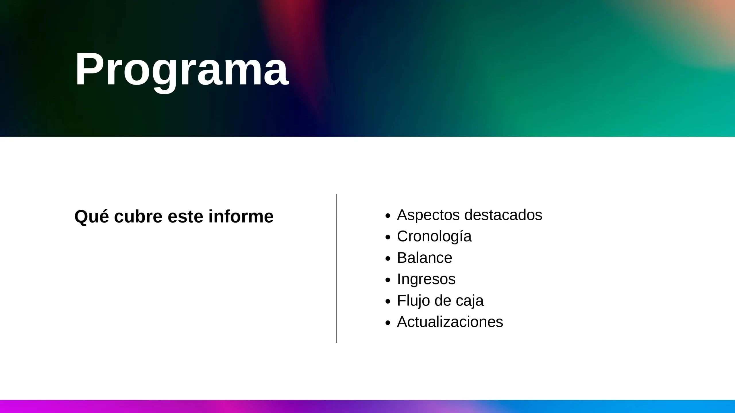 Plantilla PowerPoint de Informe de Finanzas