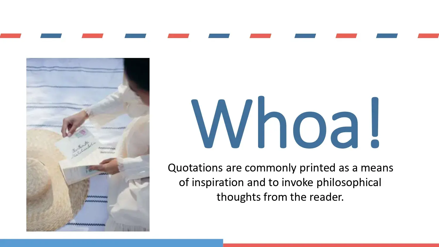 Plantilla PowerPoint Estilo Carta