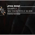 Plantilla PowerPoint de Star Wars: Lleva la Fuerza a tus Presentaciones