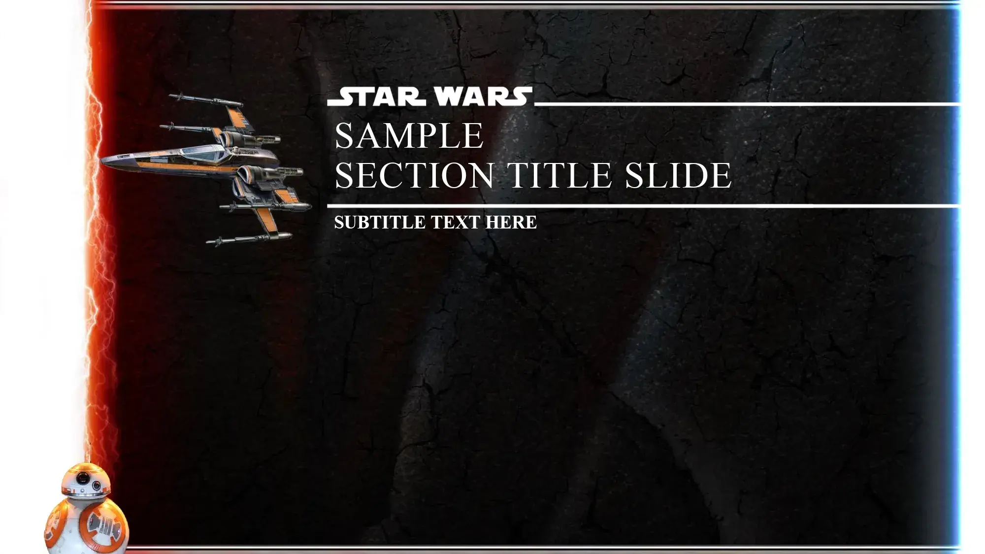 Plantilla PowerPoint de Star Wars: Lleva la Fuerza a tus Presentaciones
