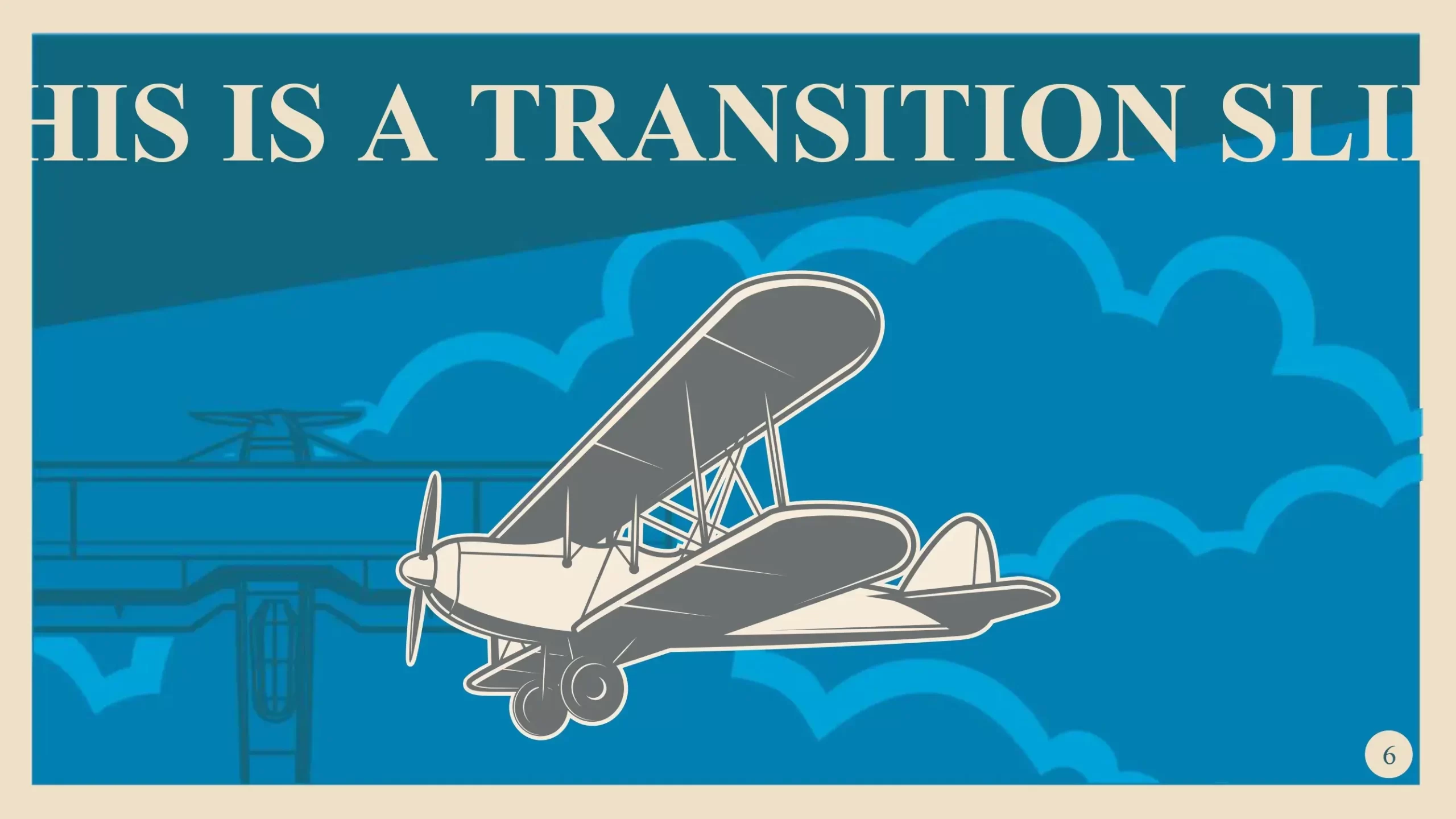 Plantilla PowerPoint de Vuelo