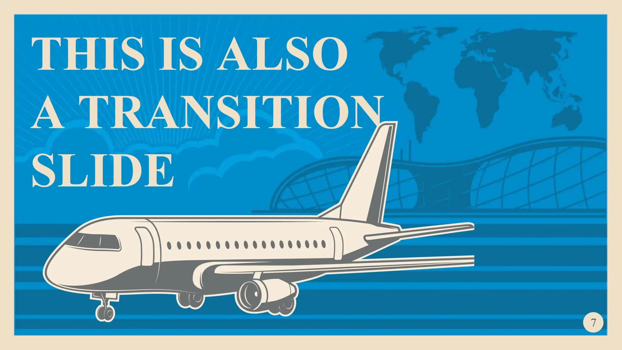 Plantilla PowerPoint de Vuelo