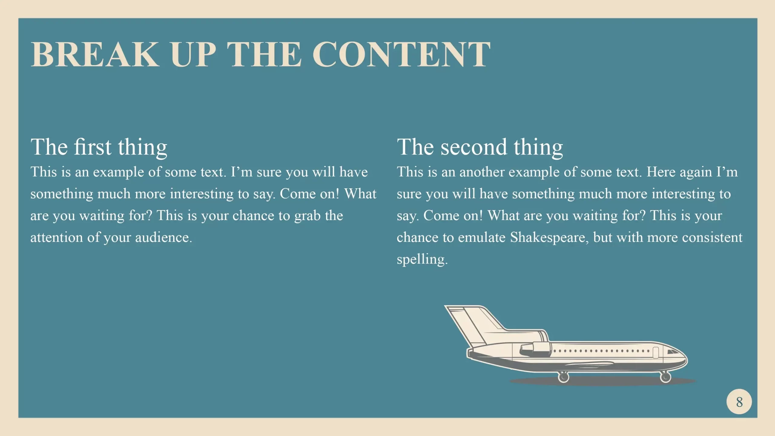 Plantilla PowerPoint de Vuelo