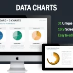 Plantilla de Gráficos de Datos para PowerPoint