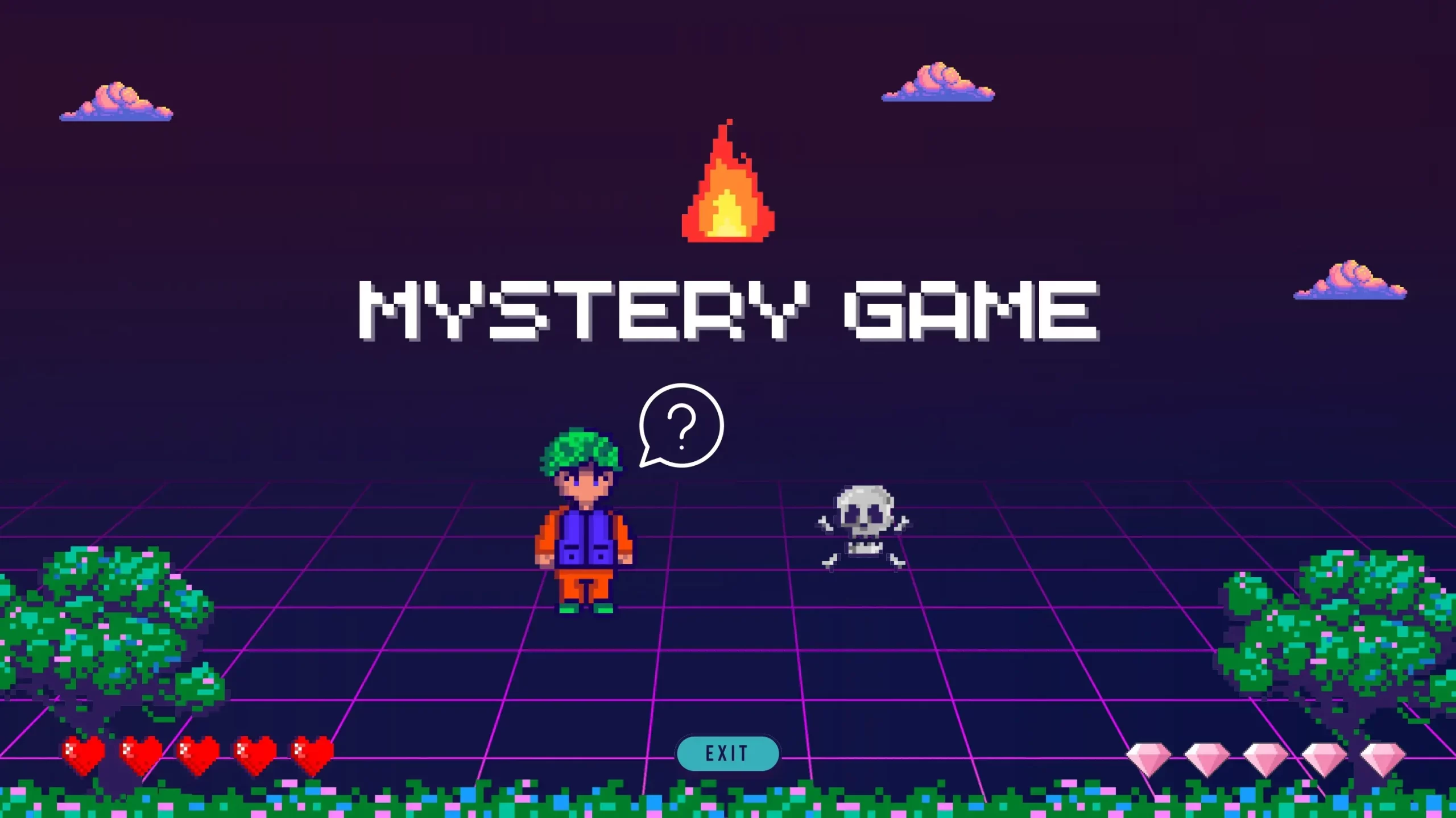 Plantilla PowerPoint de Juego Retro