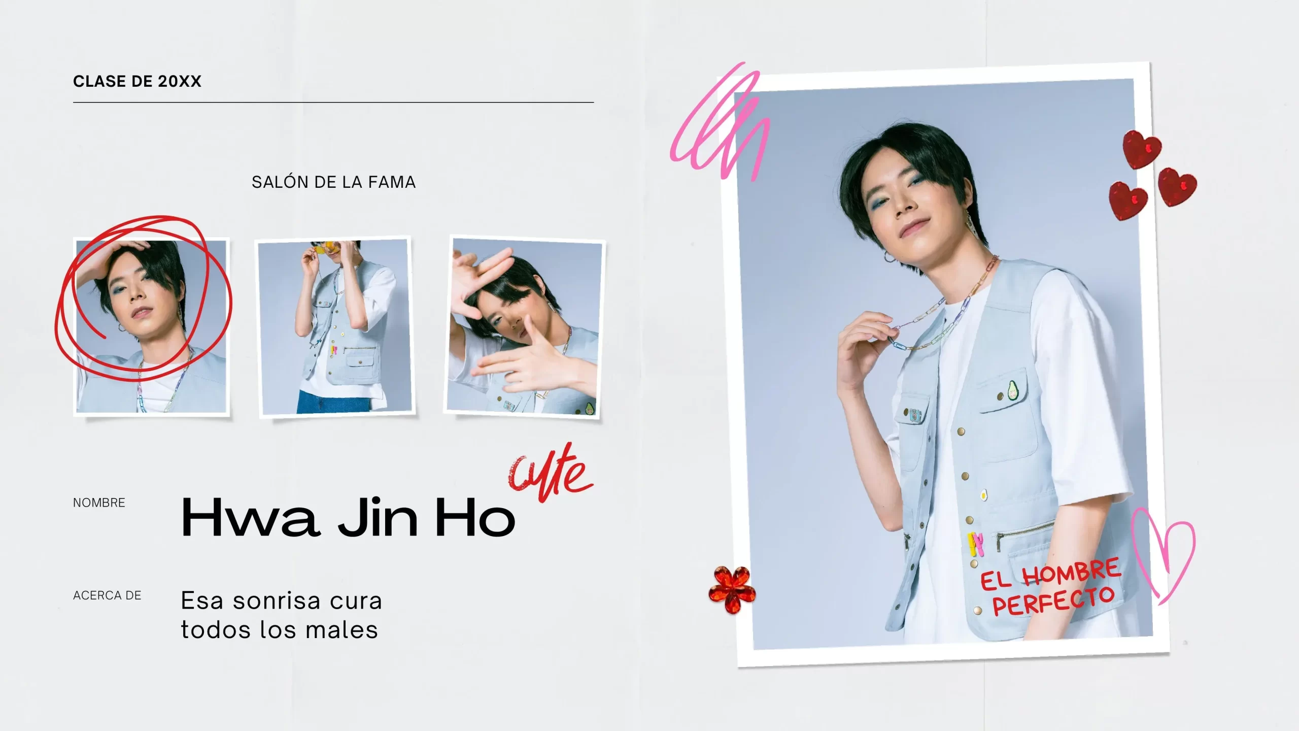Chicos a los que quiero Plantilla PowerPoint