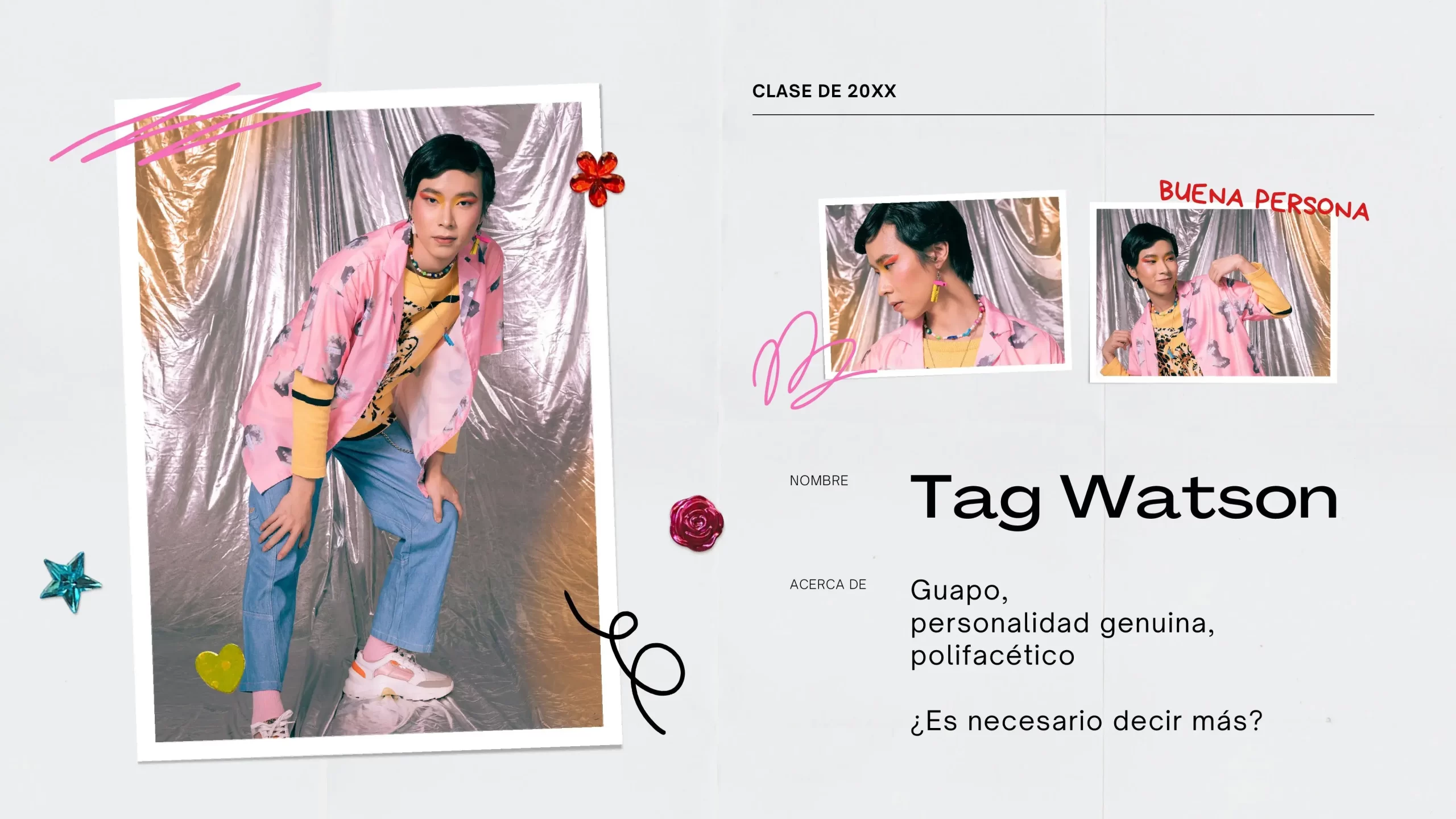 Chicos a los que quiero Plantilla PowerPoint