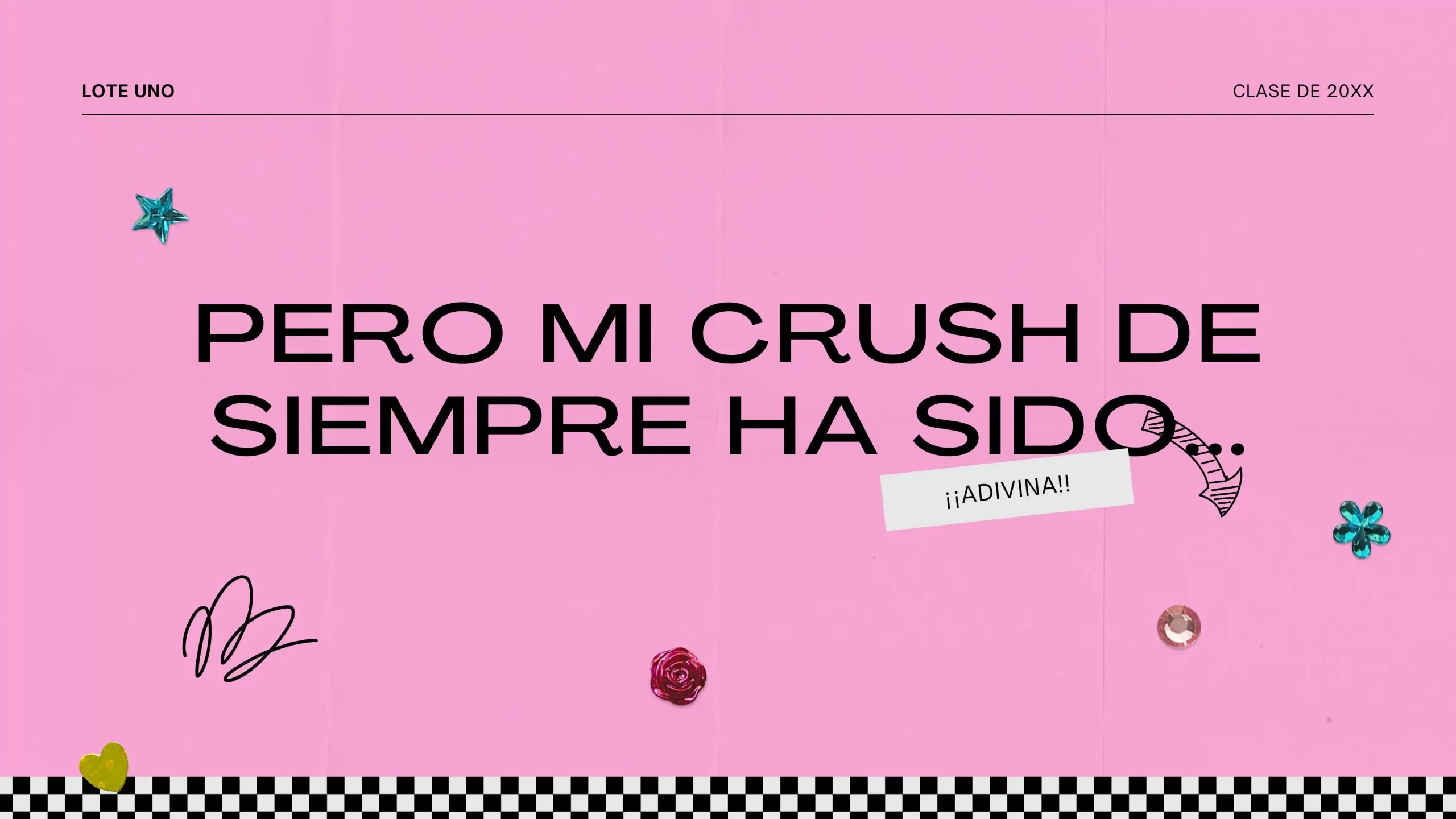 Chicos a los que quiero Plantilla PowerPoint