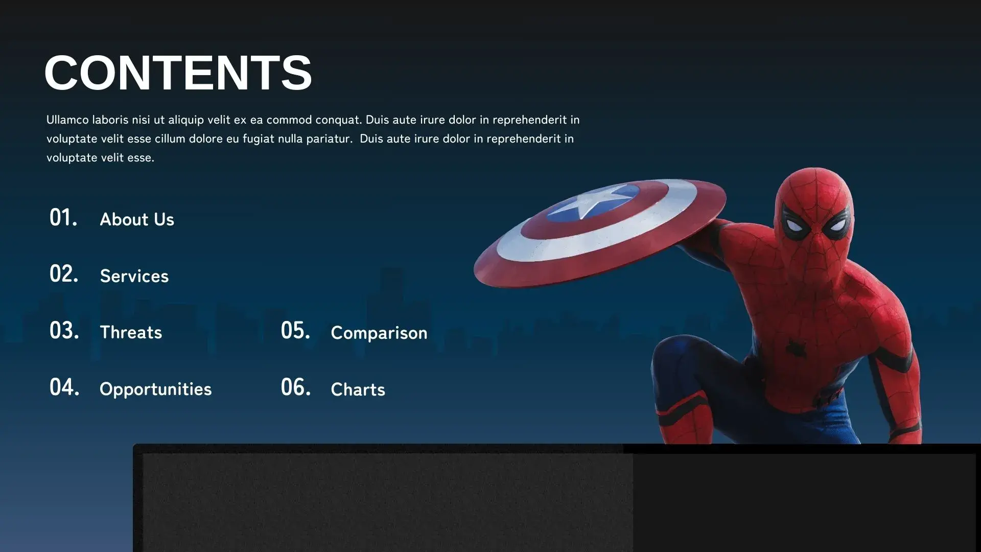 Plantilla PowerPoint de Spiderman Clásico