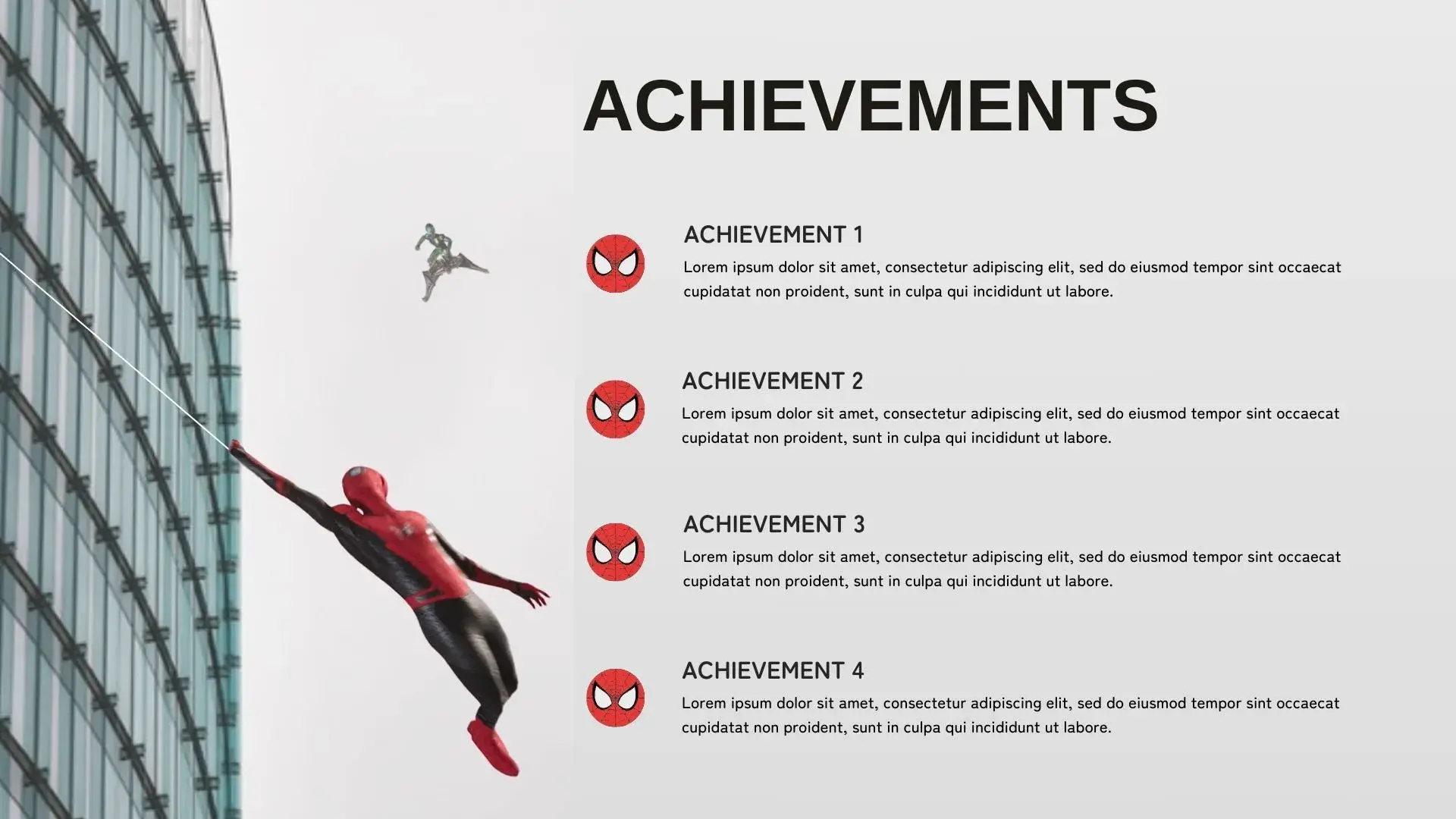 Plantilla PowerPoint de Spiderman Clásico