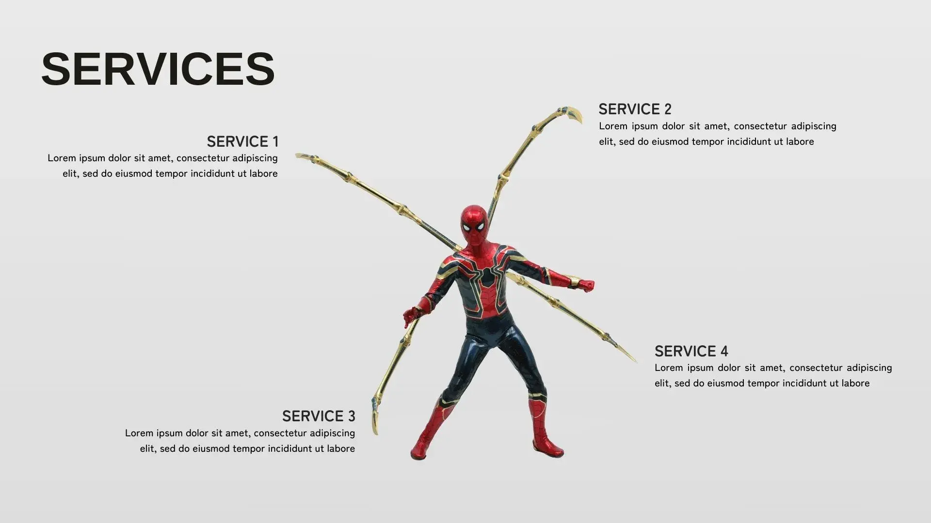 Plantilla PowerPoint de Spiderman Clásico