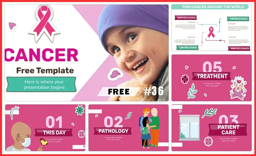 Cáncer Infantil Plantillas PowerPoint