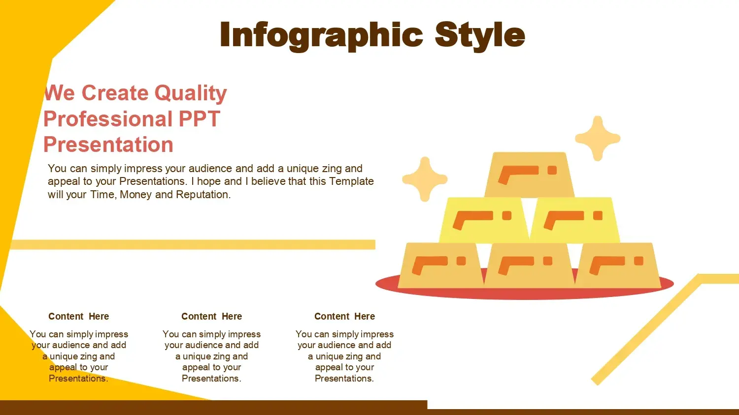 Oro Plantilla PowerPoint