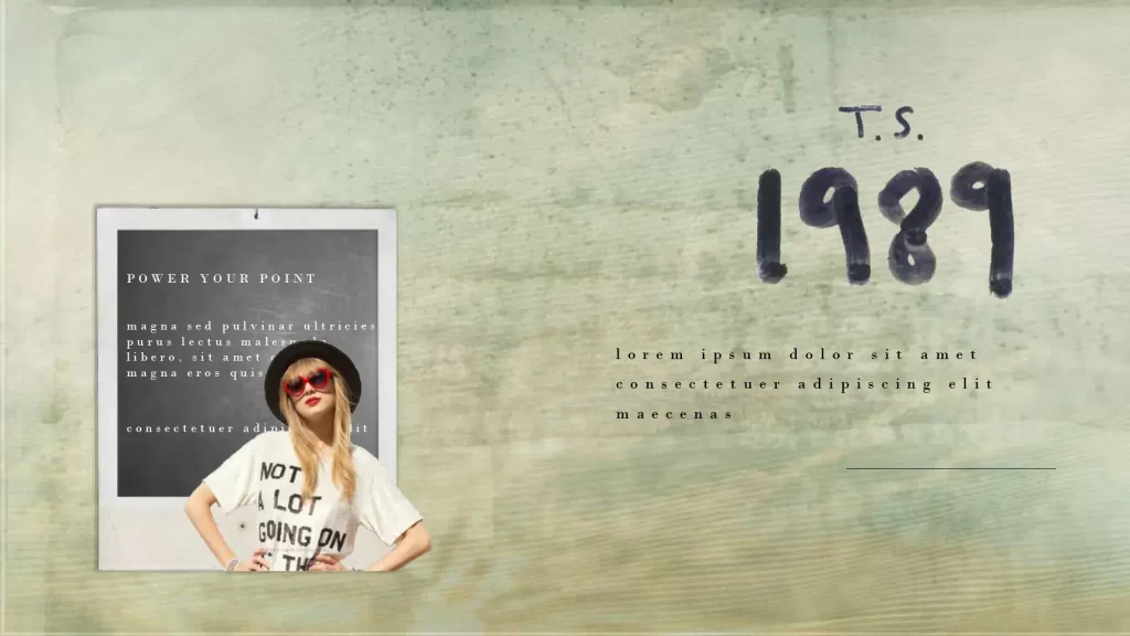 Plantillas PowerPoint de Taylor Swift