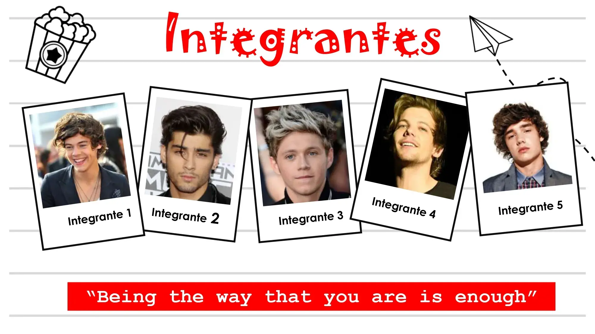 Plantillas PowerPoint estilo One Direction