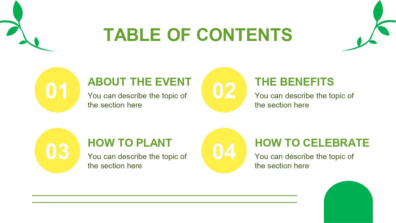 Plantillas PowerPoint sobre Plantas de Limón