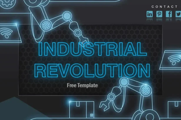Plantilla PowerPoint de la Revolución Industrial