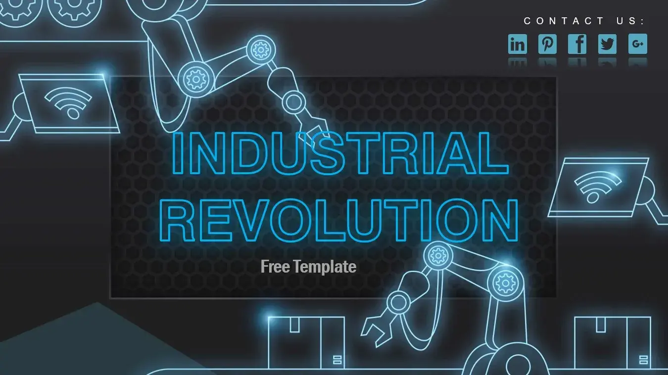Plantilla PowerPoint de la Revolución Industrial