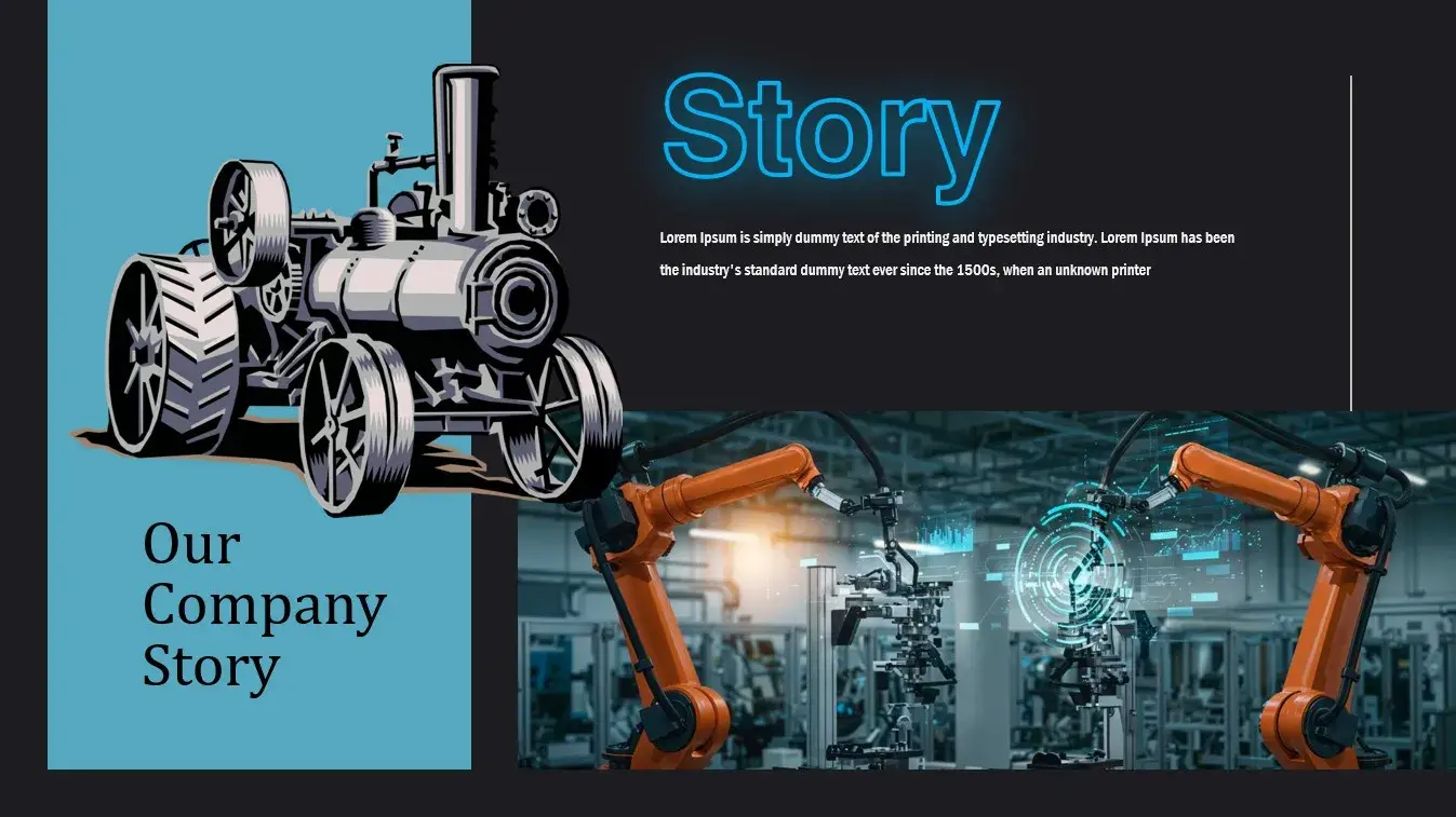 Plantilla PowerPoint de la Revolución Industrial
