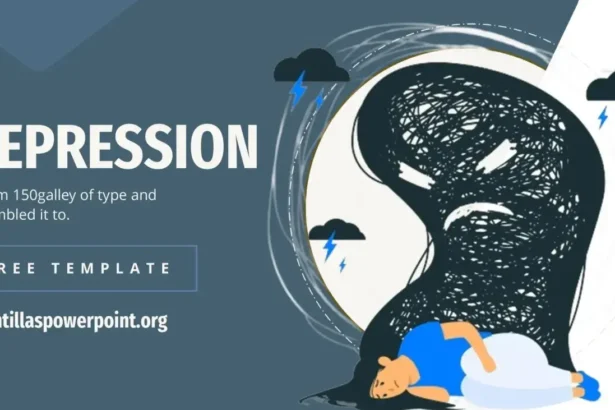 Plantilla PowerPoint acerca de la Depresión