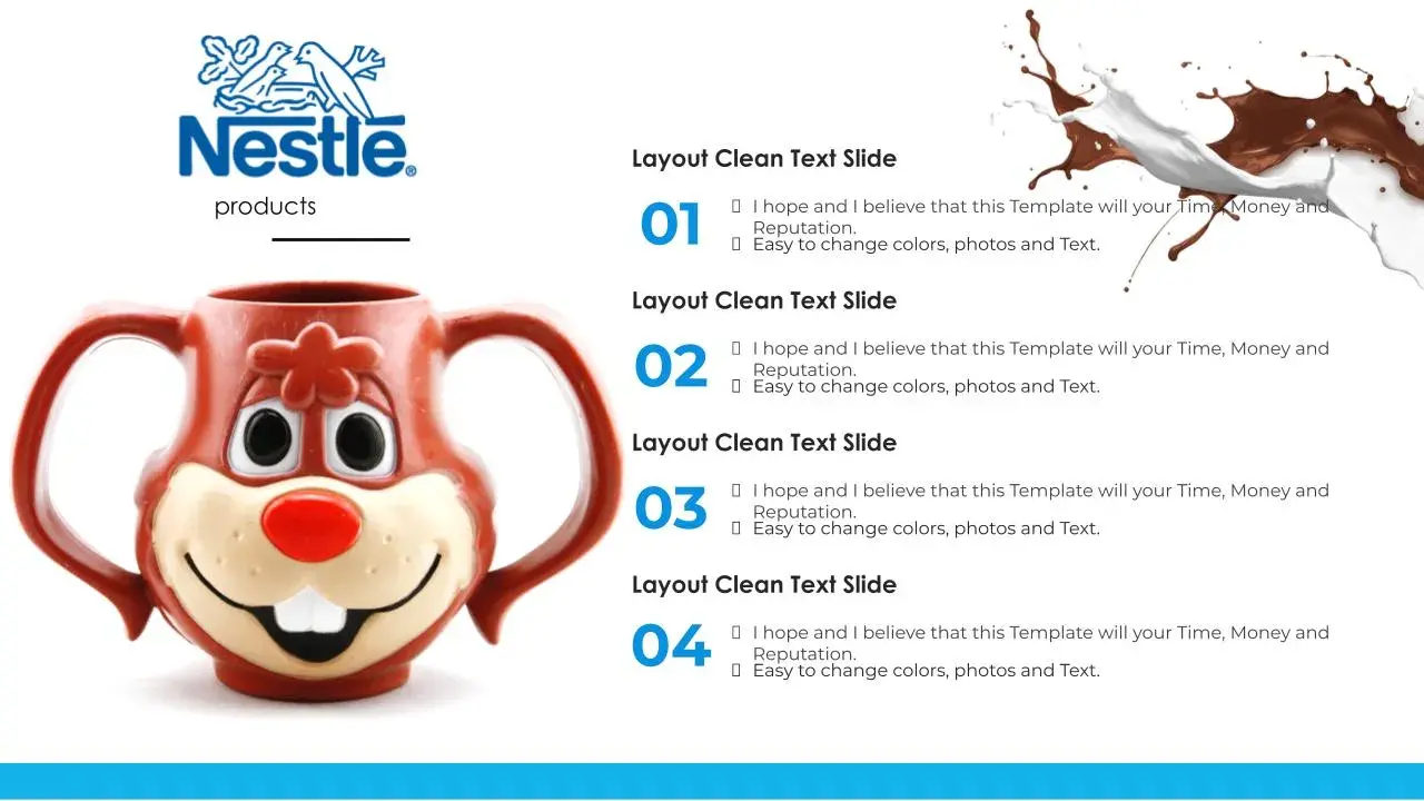 Plantilla PowerPoint de Nestlé