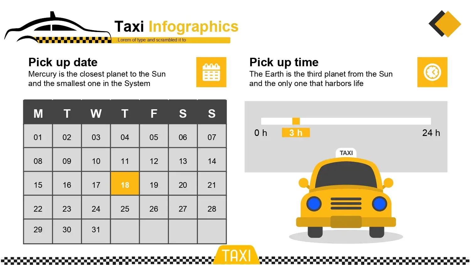 Plantilla PowerPoint de Taxi