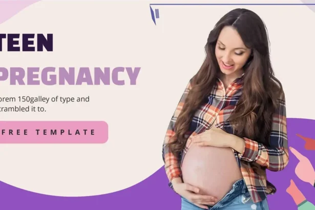 Plantilla PowerPoint de Embarazo Adolescente