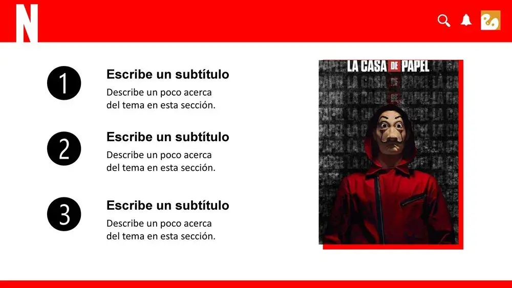 Plantilla PowerPoint Animada de Netflix