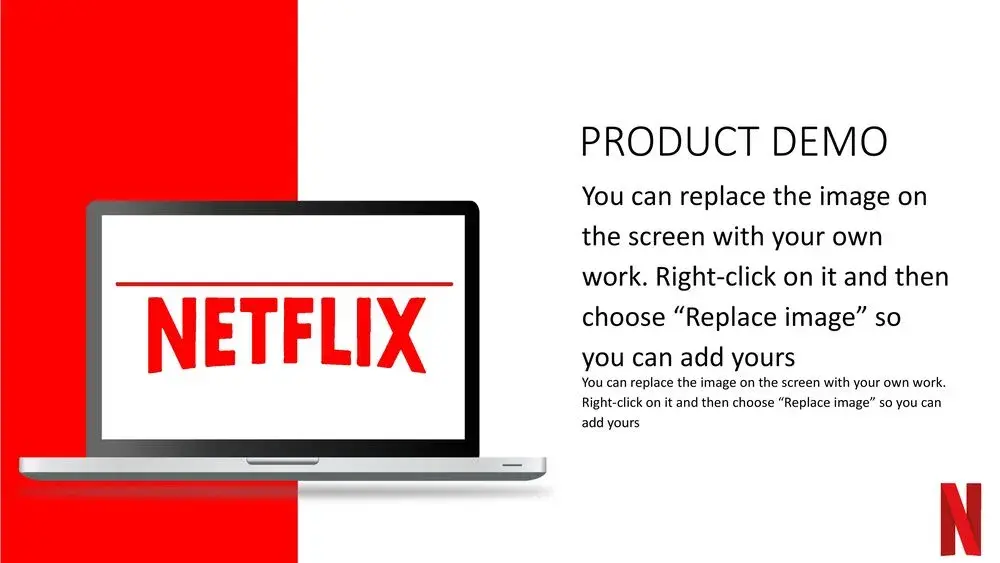Plantilla PowerPoint Animada de Netflix
