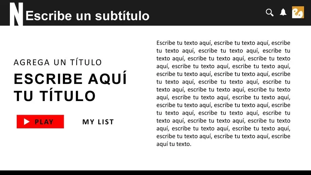 Plantilla PowerPoint Animada de Netflix